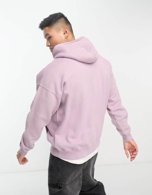 Purple best sale abercrombie hoodie