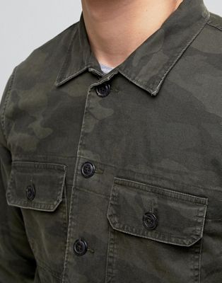 abercrombie and fitch military shirt jacket