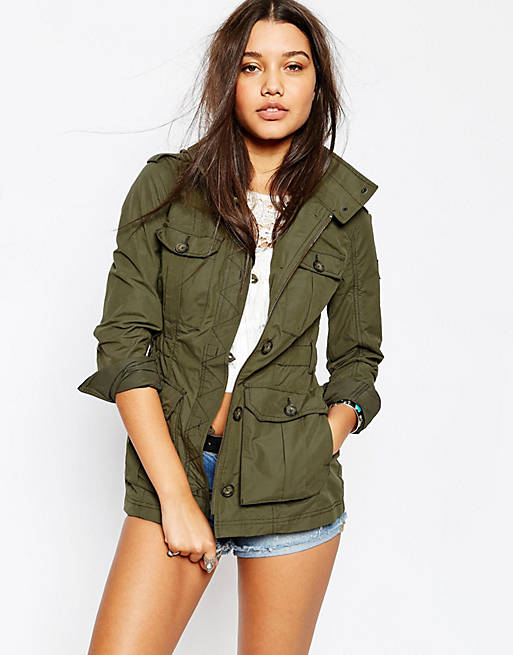 Abercrombie & Fitch Military Parka Jacket | ASOS