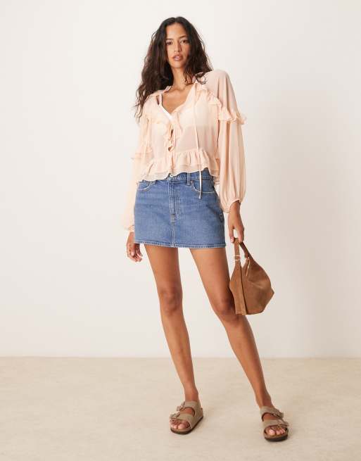 Minigonna Gonna Di Jeans Come Abbinarla Abercrombie Fitch