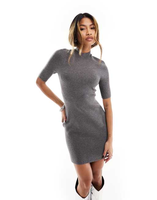 Sweater dress hotsell mock neck