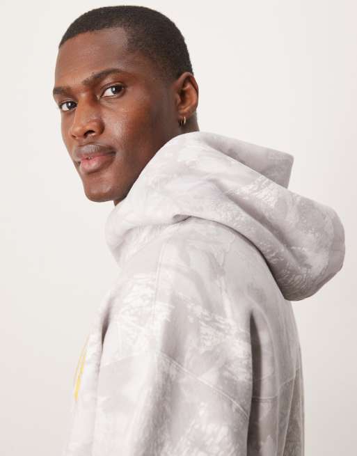 Abercrombie & Fitch montana graphic hoodie in gray