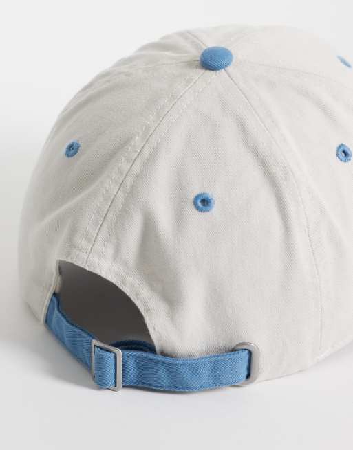 Abercrombie & Fitch - Montawk - Casquette de baseball - Blanc et bleu, 2 de 3