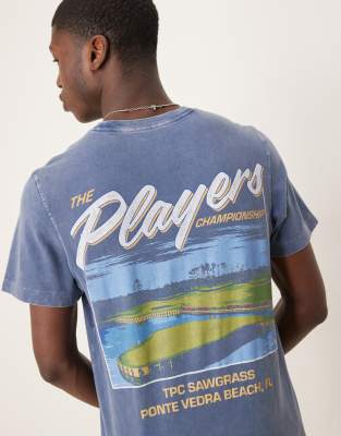 Abercrombie & Fitch Abercrombie & Fitch motif back detail t-shirt in navy