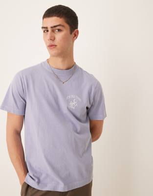 Abercrombie & Fitch Motif Back Print Classic T-shirt In Blue