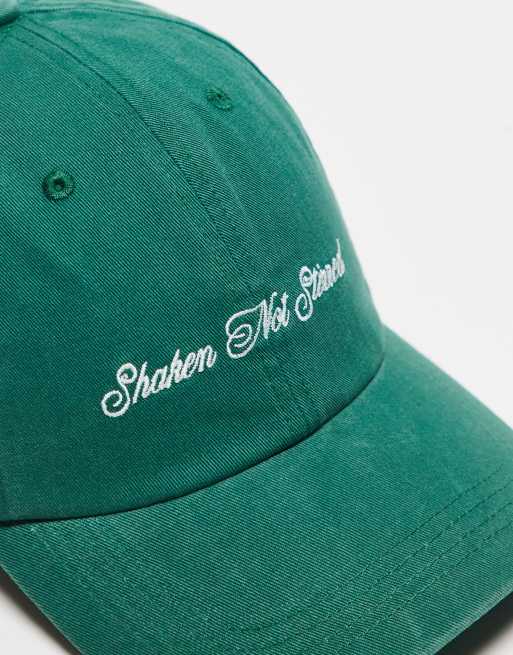 Abercrombie & Fitch motif detail cap in green, 2 of 3