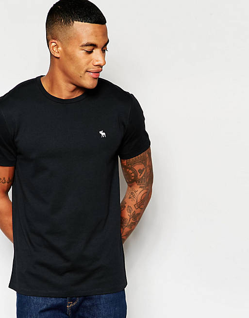 Abercrombie & Fitch Muscle Slim Fit T-Shirt In Black | ASOS