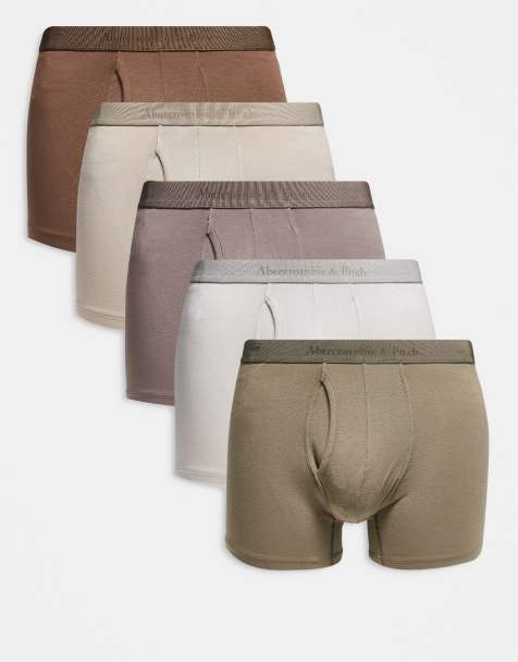 Abercrombie & Fitch – Neutrala boxershorts, 5-pack - view 1