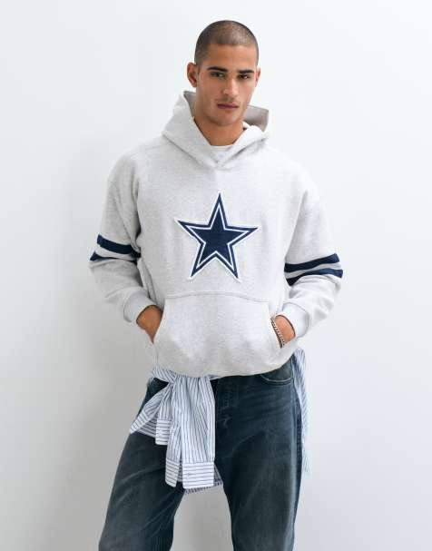 Abercrombie & Fitch NFL Dallas Cowboys bluza dresowa w kolorze szarym - view 1