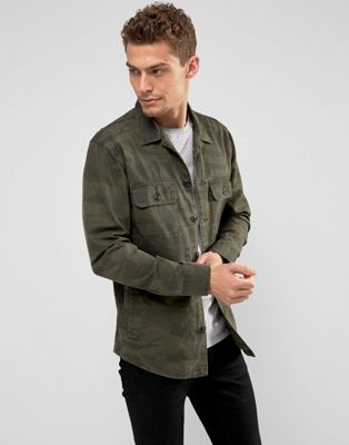 Abercrombie \u0026 Fitch Over Shirt in Camo 