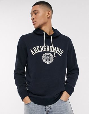 abercrombie logo hoodie