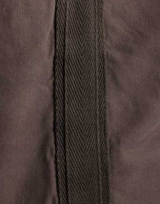 Abercrombie & Fitch Oversize-Stofftasche in Braun, 3 von 4