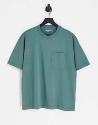 Abercrombie & Fitch oversized t-shirt in green