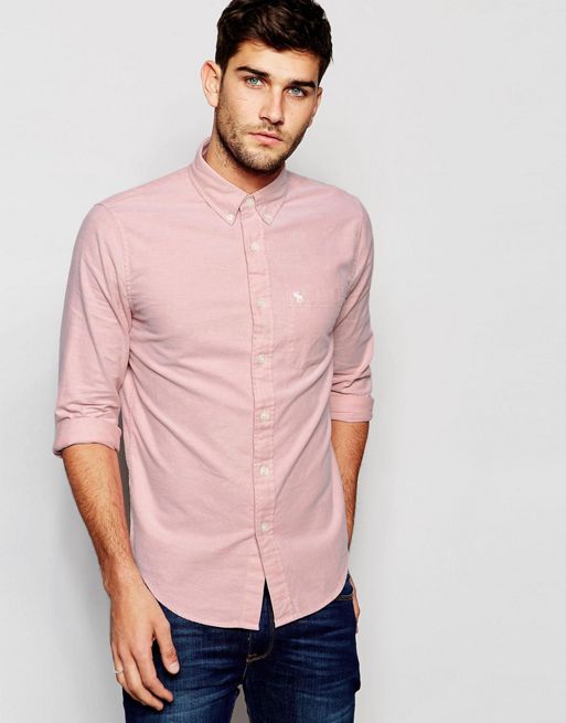 Abercrombie & Fitch | Abercrombie & Fitch Oxford Shirt In Slim Muscle ...