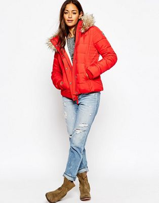 abercrombie fitch puffer jacket womens