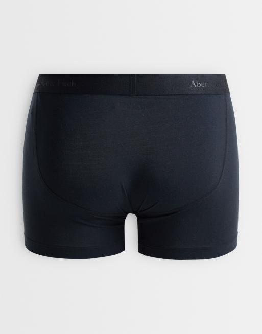 Abercrombie & Fitch pakke med 3 boksershorts i sort, grå og hvid, 2 af 3