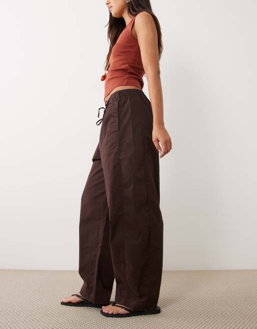 Abercrombie & Fitch - Pantalon ample en sergé - Marron, 2 de 5