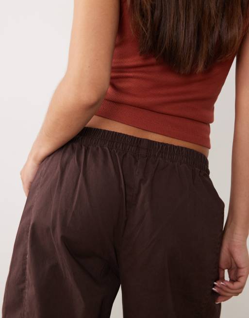 Abercrombie & Fitch - Pantalon ample en sergé - Marron, 4 de 5