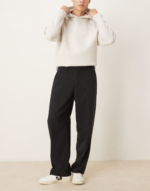 Abercrombie & Fitch - Pantalon baggy élégant - Noir, 2 de 5