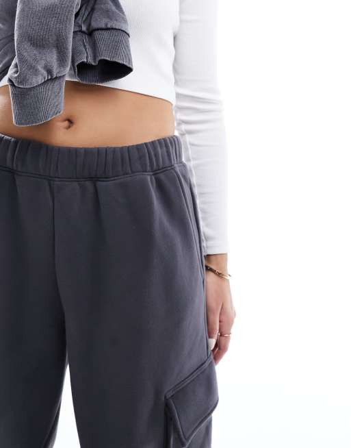Abercrombie & Fitch - Pantalon de jogging à poches cargo - Gris asphalte, 4 de 5