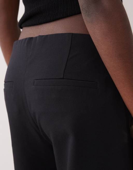 Abercrombie & Fitch pantalon large taille basse noir, 4 de 5