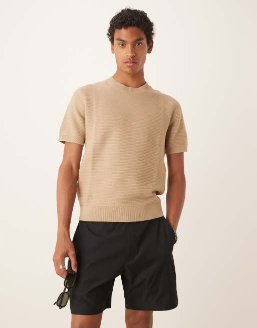 Abercrombie & Fitch - Pantaloncini sartoriali neri da 7", 3 di 5