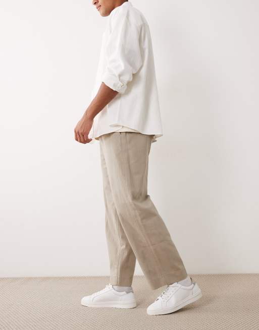 Abercrombie & Fitch - Pantaloni ampi eleganti verdi, 3 di 5