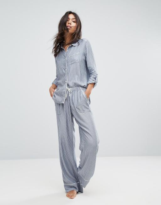 Abercrombie & Fitch - Pigiama a righe, 2 di 2