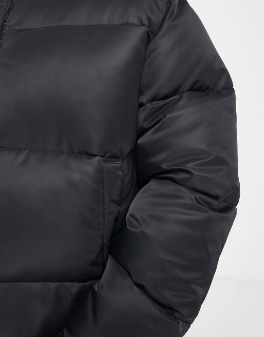 Abercrombie & Fitch - Piumino pesante nero a coste, 3 di 4