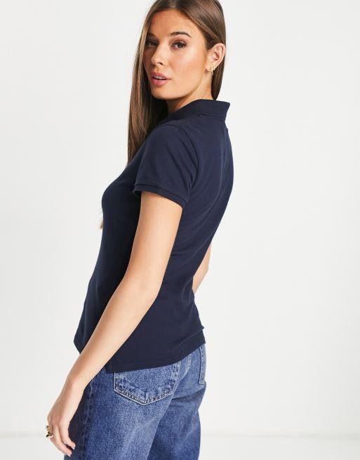 Abercrombie & Fitch - Polo à logo - Bleu marine, 3 de 4