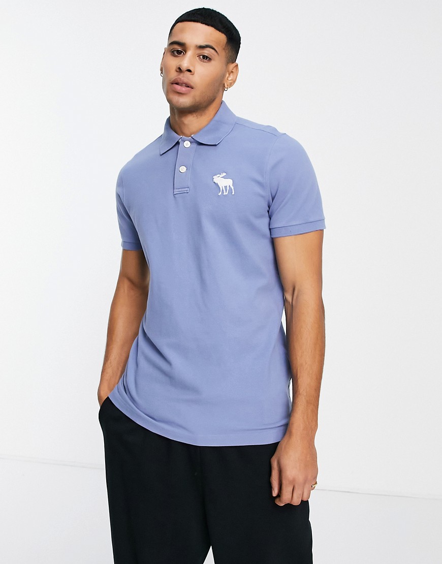 Abercrombie & Fitch Polo In Blue-blues
