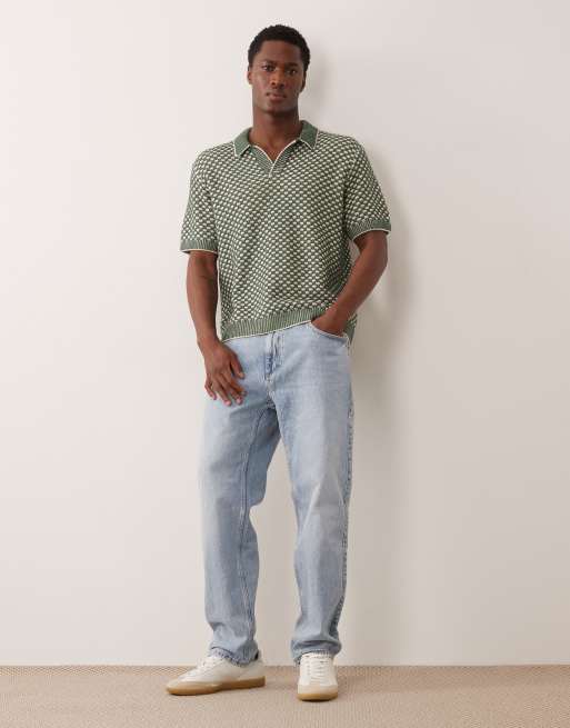 Abercrombie & Fitch - Polo in maglia verde, 2 di 5