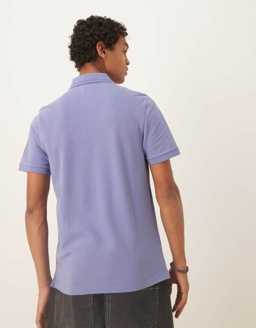 Abercrombie & Fitch - Polo texturé à détail logo - Violet, 3 de 4