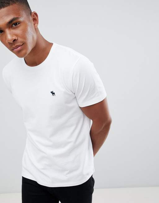Abercrombie & Fitch - Pop Icon - T-shirt ras de cou - Blanc