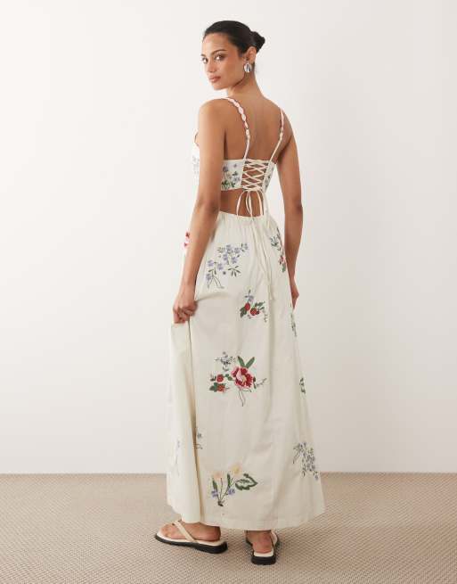 a line embroidered dress Off-Shoulder Lace A-Line Wedding Gown with Embroidered Tulle Skirt – Ivory  Elegance main image 1