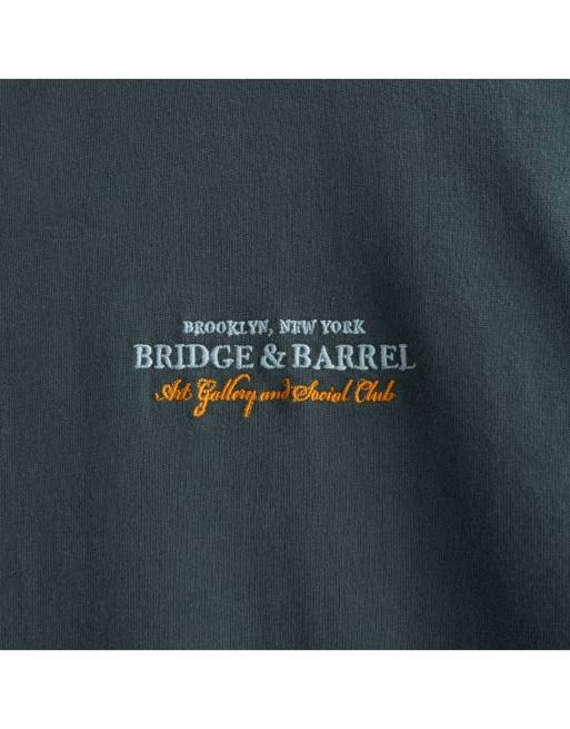Abercrombie & Fitch Premium heavyweight 2.0 tee in dark spruce, 3 of 3