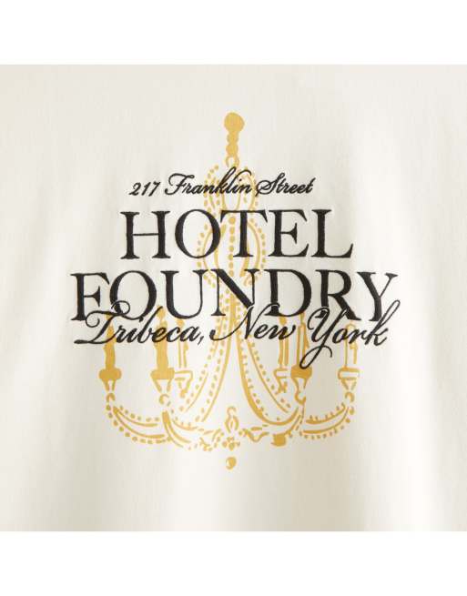 Abercrombie & Fitch Premium heavyweight 2.0 tee in warm beige, 2 of 2