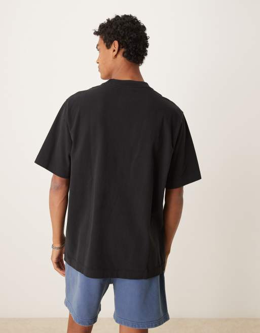 Abercrombie & Fitch premium heavy weight t-shirt in black