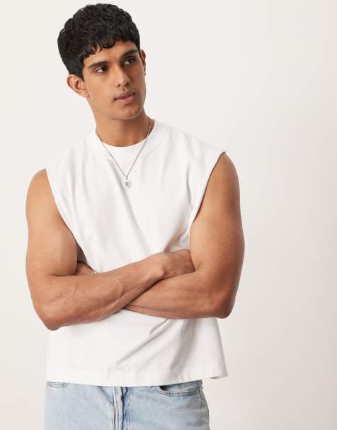 Abercrombie & Fitch – Premium – Pullunder in Weiß - view 1