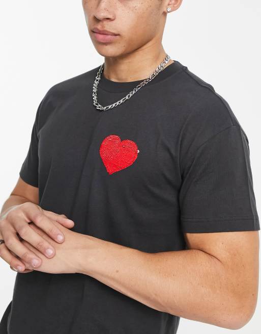 pride flip sequin tee