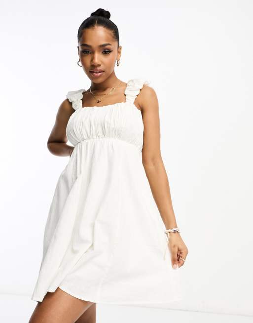 Abercrombie and fitch white lace clearance dress