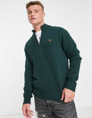 Sweat à Capuche Mi-zippé Pour Homme – Matière Polyester Doux – Poche Kangourou, Cordon Réglable – Style Sport Décontracté