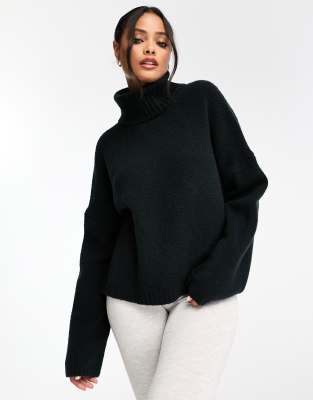 Abercrombie & Fitch - Pull col roulé - Noir | ASOS