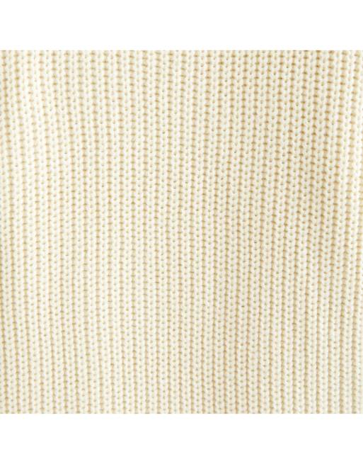 Abercrombie & Fitch Quarter-zip sweater in warm beige, 2 of 2