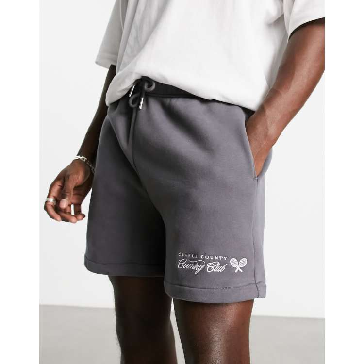 Dark on sale grey sweatshorts