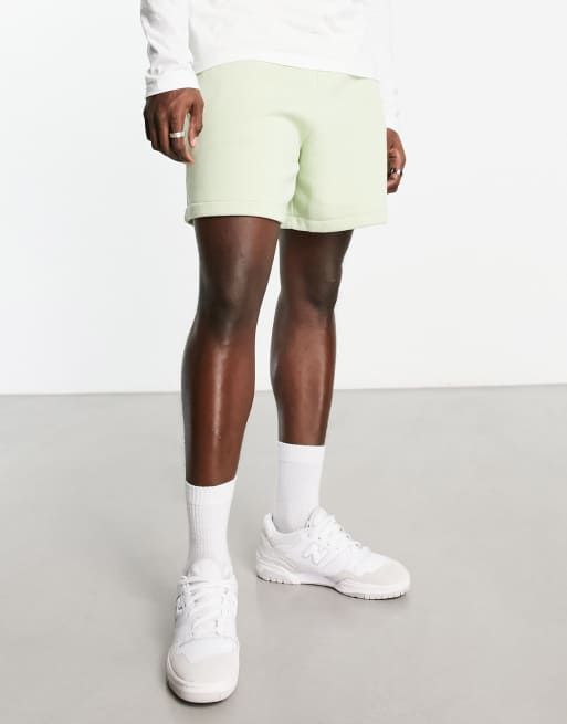 Lime green sweat on sale shorts