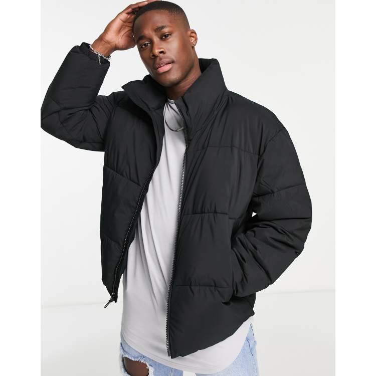 Mens puffer jacket store asos