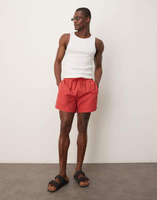 ABERCROMBIE & FITCH RELAXED SHORTS WITH CONTRAST SIDE STRIPE 