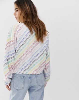 abercrombie and fitch rainbow hoodie