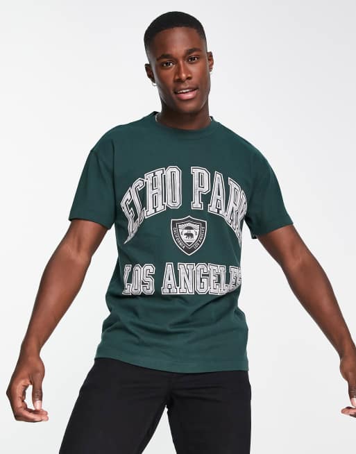 Green abercrombie t sales shirt